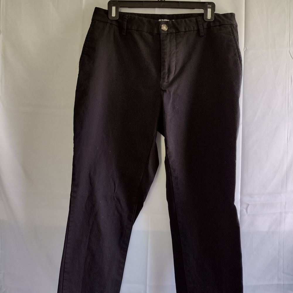 Old Navy Black Chinos Classic Straight-Leg